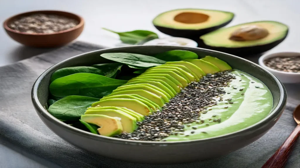 Avocado and Spinach Bowl